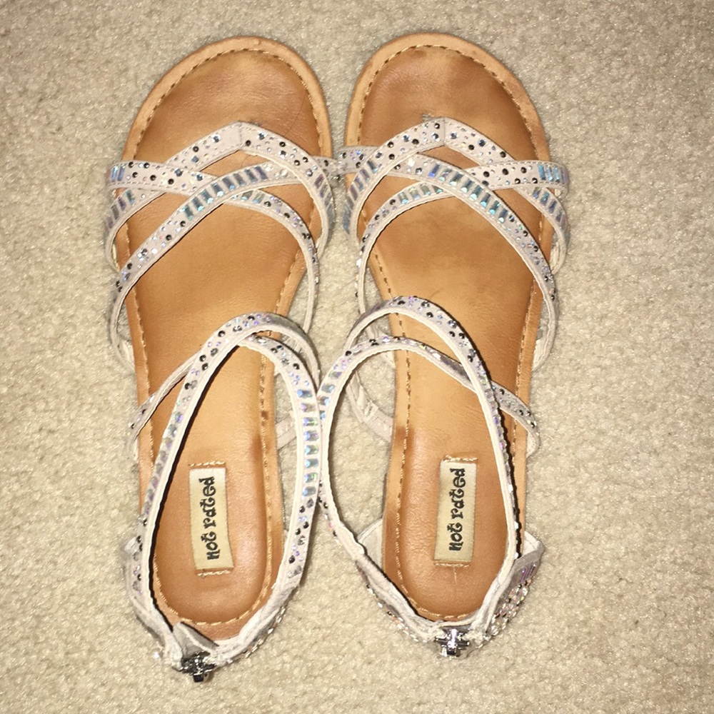 Size 8 Sequin sandals